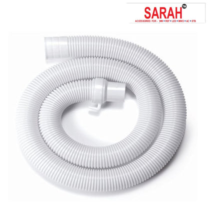 SARAH ® - 1  Meter, Premium, Heavy Duty, Flexible, Universal type Top Loading Semi & Fully Automatic Washing Machine Drain Hose Pipe. Suitable for all major brands.